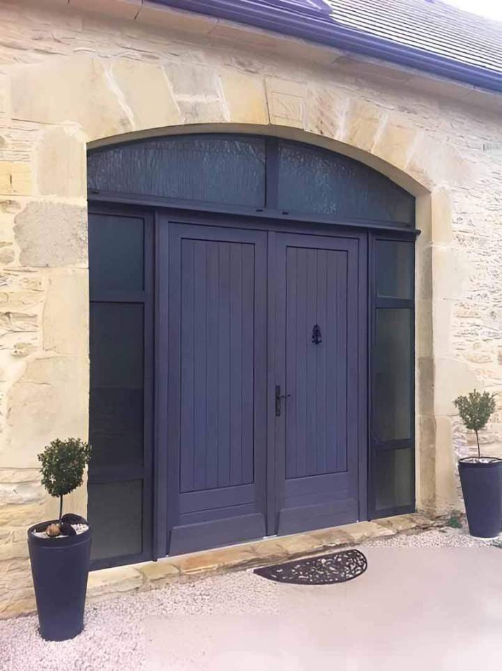 Portes d'entrée en PVC Lot