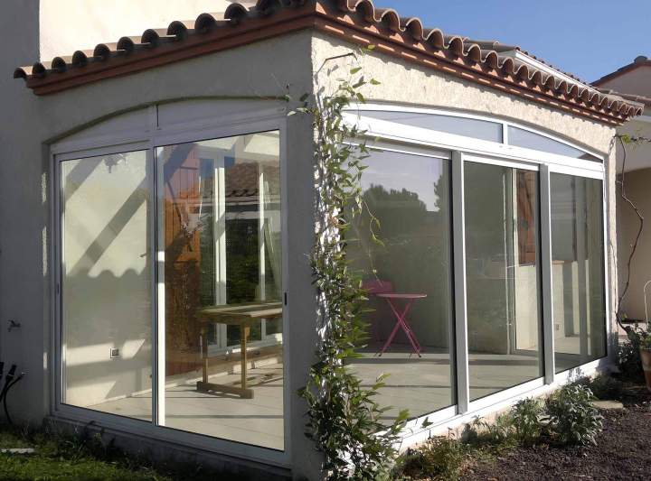 Extension de maison vitrée Lot